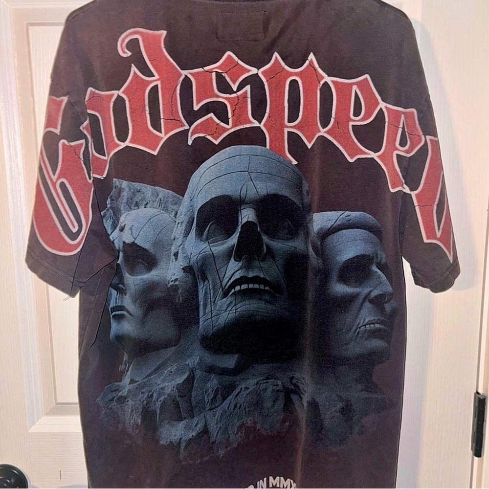 Godspeed Graphic Tee - Black and Red